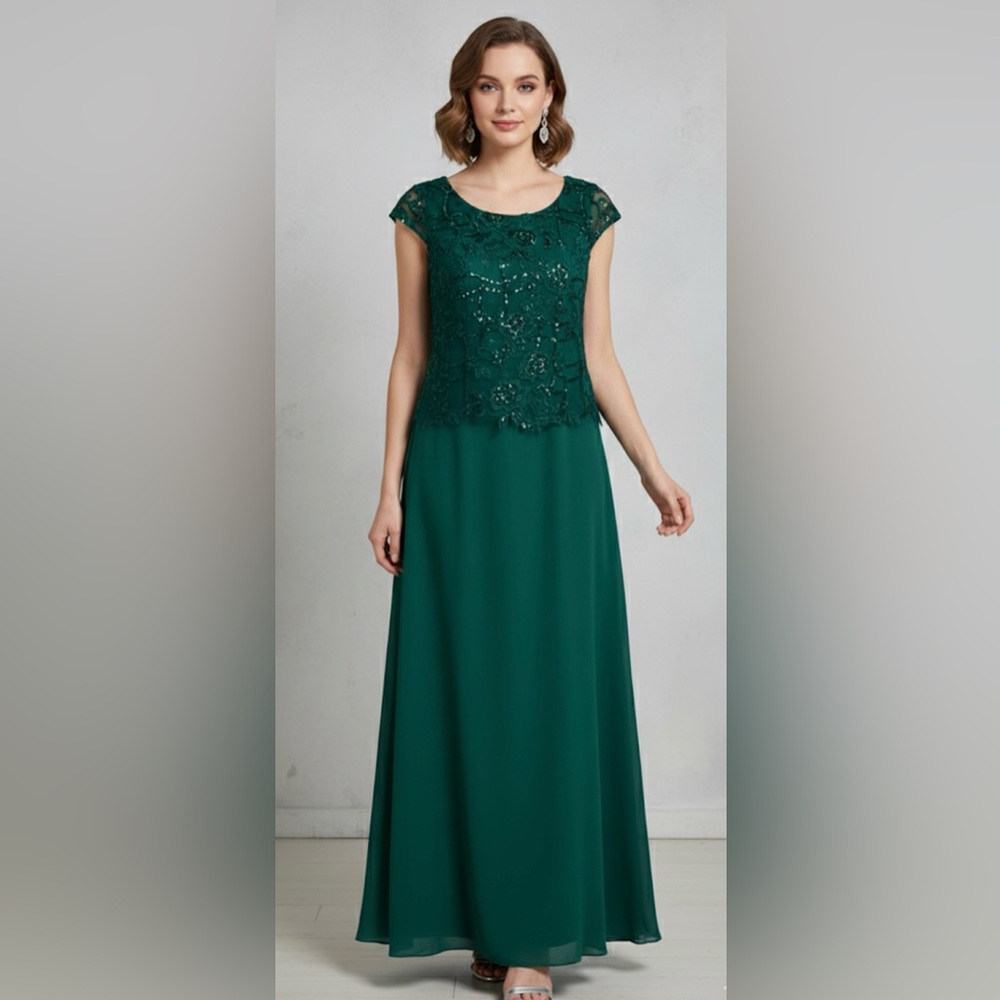 Dor Dorca Green Evening Gown – Size XL (USA) | New with Tag